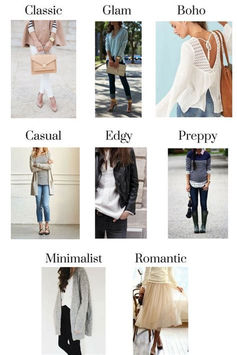 types  fashion styles    multiple styles   closet