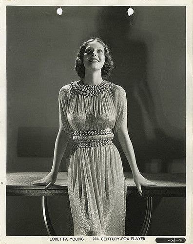 2057 1561b Loretta Young Glamour Hollywood Glamour