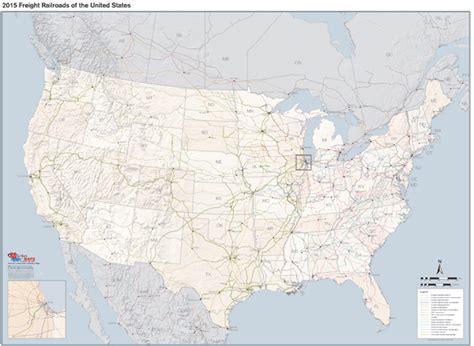 railroad wall map  marketmaps mapsales