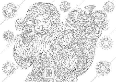coloring pages  adults santa claus adult coloring pages christmas