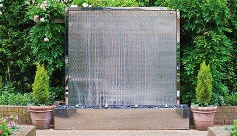 wall water feature  petal wall david harber uk