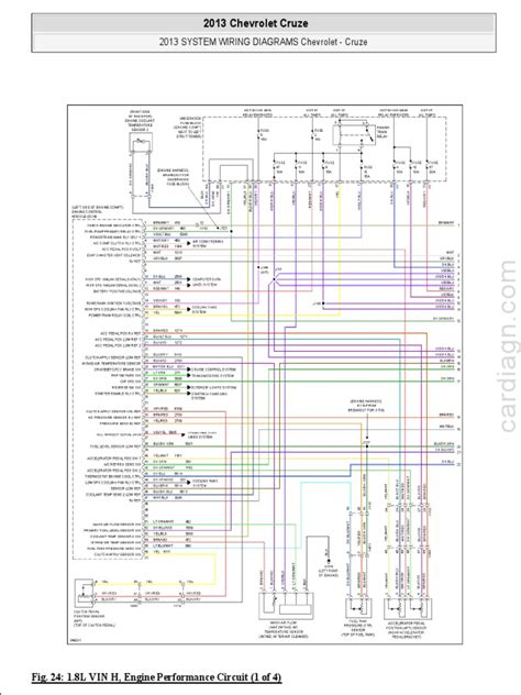 system wiring diagrams chevrolet cruze