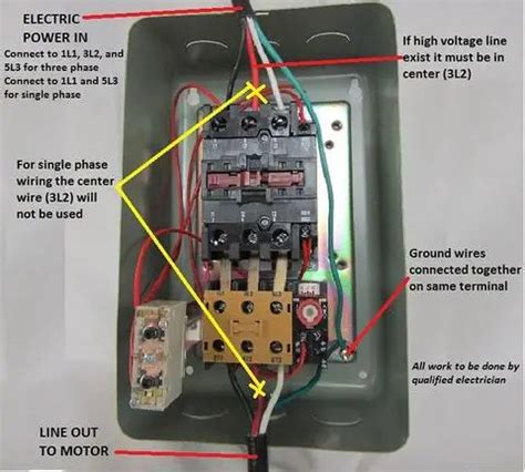 wiring diagram contactor