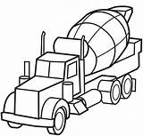 Coloring Truck Fire Book Pages Library Clipart Cement sketch template