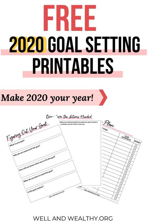 printable goal sheets easily achieve  goals goals sheet