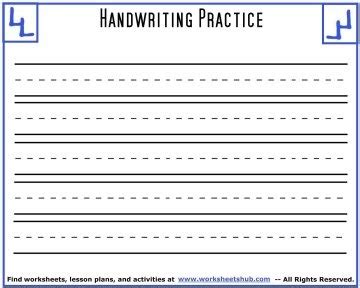 cursive paper practice  handwriting practice sheets ideas