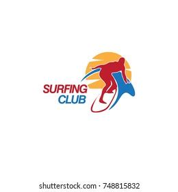 surfing club logo stock vector royalty   shutterstock