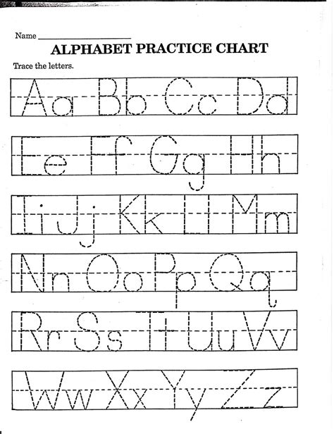 kindergarten alphabet worksheets  print activity shelter