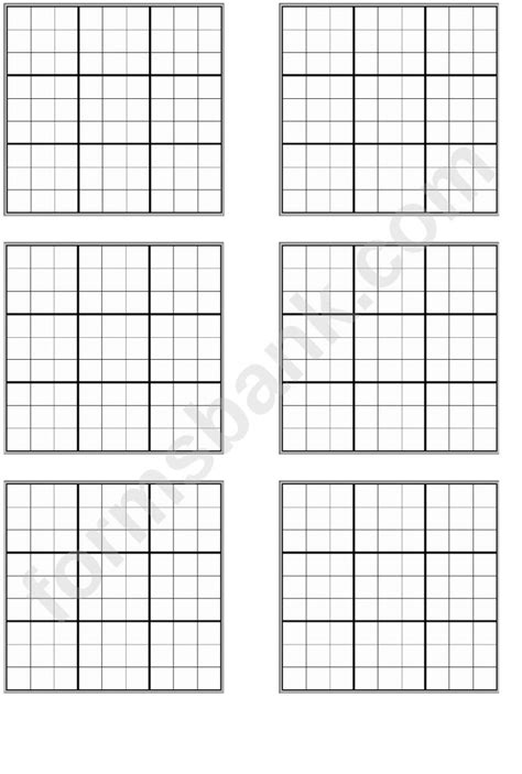 sudoku template underbergdorfbibco printable blank sudoku