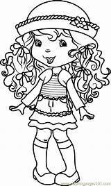 Coloring Angel Cake Pages Strawberry Shortcake Coloringpages101 sketch template