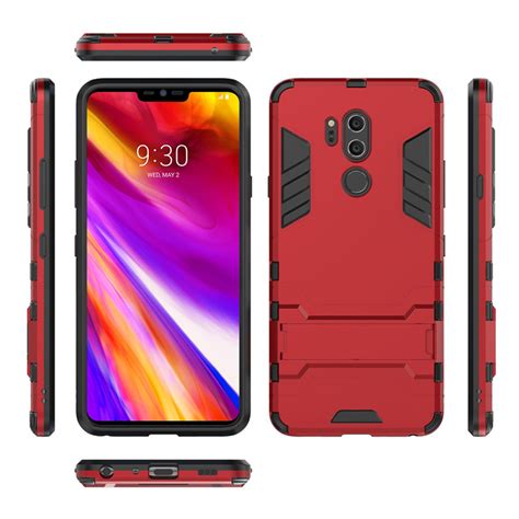 slim armour shockproof case lg  thinq red