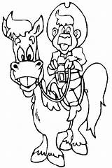 Cowboy Coloring Pages Printable Rodeo Print Color Percussion So Western Kids Cow sketch template