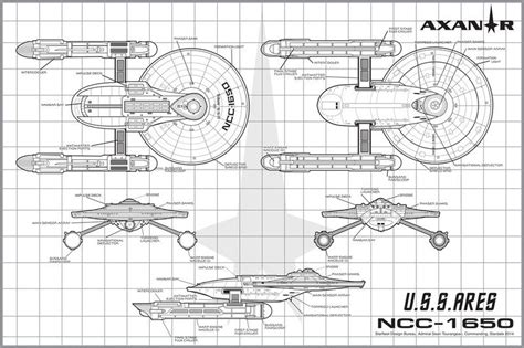 artstation starship schematics sean tourangeau star trek starships starfleet ships star