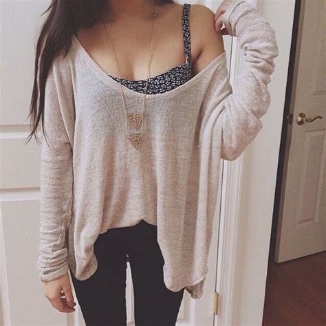 Tumblr Fashion • Teen Style • Cute Clothes • Outfit • Sweater Weather
