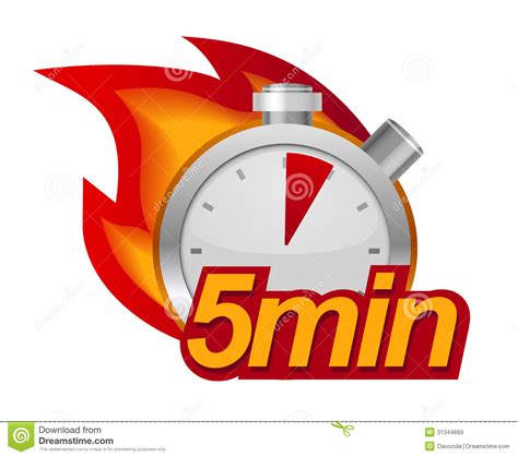 Five Minutes Timer Royalty Free Stock Images Image 31344669