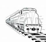 Train Coloring Pages Drawing Freight Engine Steam Trains Passenger Locomotive Color Printable Pdf Bullet Sketch Drawings Getdrawings Getcolorings Paintingvalley Template sketch template