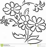 Bloemen Boeket Bunch Clipartlook sketch template