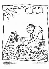 Garden Coloring Pages Vegetable Preschool Colouring Gardening Spa Planting Printable Color Getcolorings Getdrawings Night Colorings Library Clipart Sheets Tools sketch template