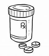Pill Cough Medication Getdrawings sketch template