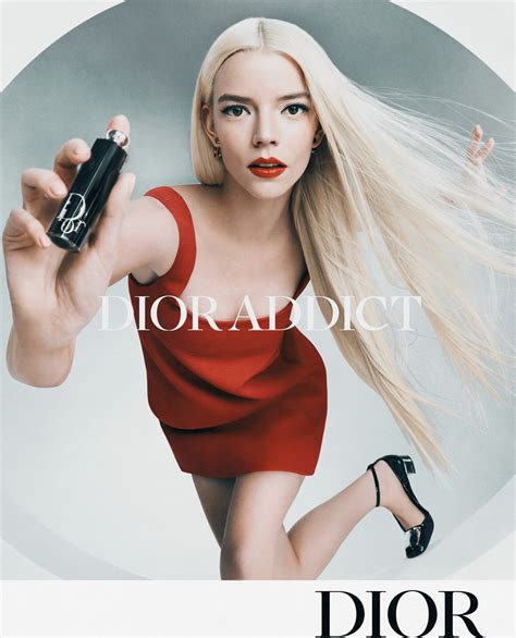 dior addict campaign  anya taylor joy  beleiu