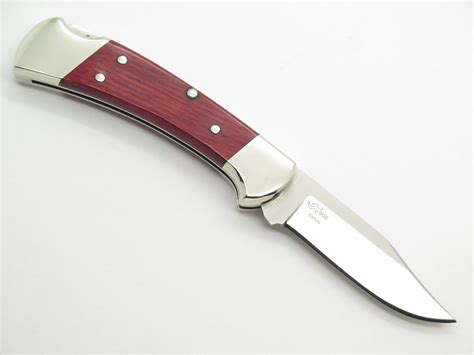 buck  ranger folding hunter knife custom limited svn blade bcci buildout eprague llc