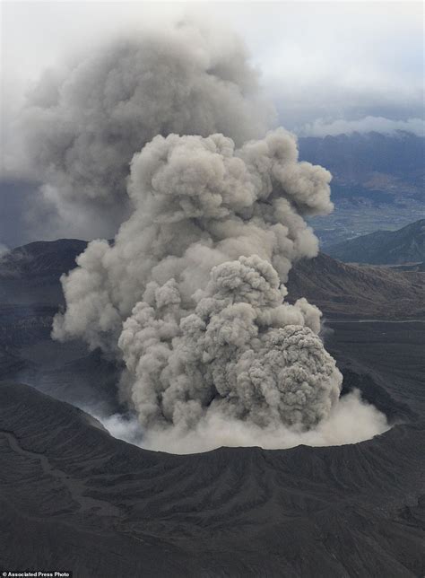 mount aso volcano erupts in japan for the first time in 22 years