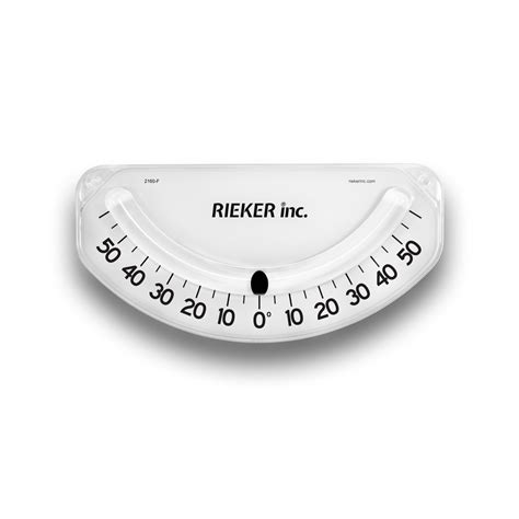 oversized mechanical inclinometer rieker