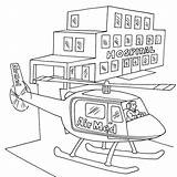 Coloring Air Ambulance Template Med sketch template