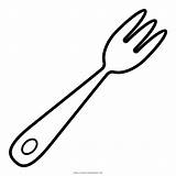 Fork Tenedor Tenedores Garpu sketch template