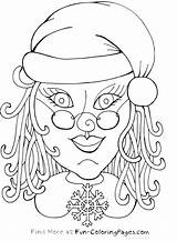 Claus Mrs Coloring Pages Santa Printable Getcolorings Color sketch template
