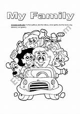 Family Coloring Worksheet Preview Worksheets sketch template