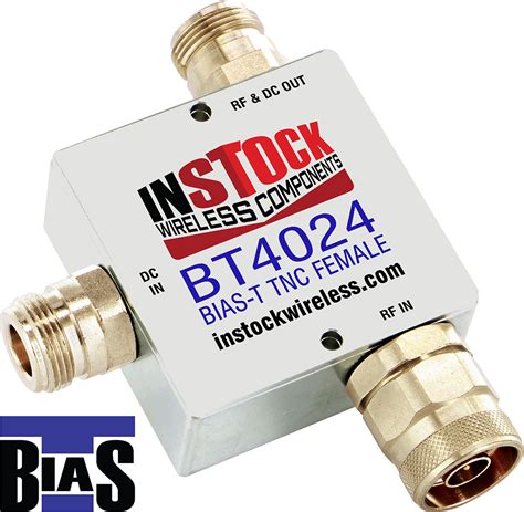 bt bias tee high isolation  mhz   ghz  jack  amps instock wireless