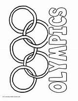 Olympic Coloring Rings Pages Medal Gold Getcolorings Print Getdrawings sketch template