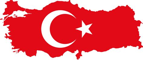 clipart turkey map flag