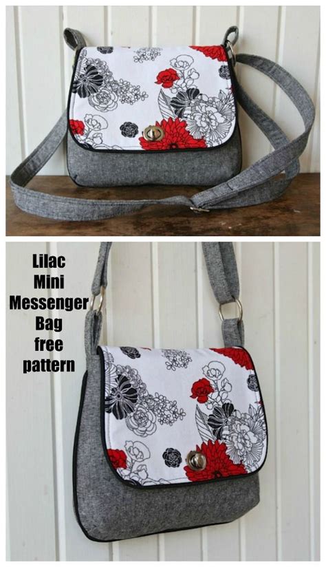 diy printable messenger bag pattern