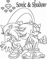 Sonic Coloring Pages Shadow Hedgehog Print Printable Colouring Vs Color Getdrawings Sheets sketch template