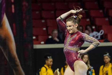 ou women s gymnastics sooners top stanford in annual perfect 10