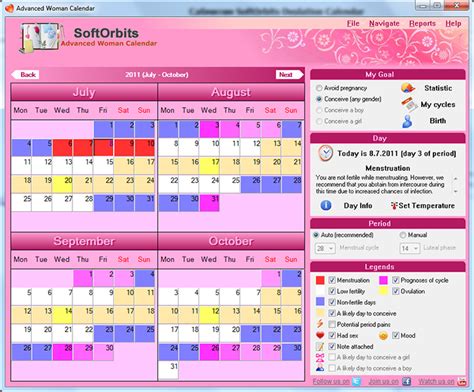download safe period calculator for natural birth control
