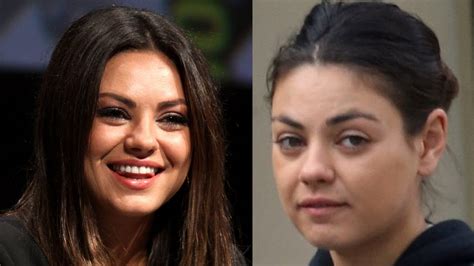 mila kunis without makeup celebrity in styles