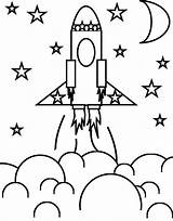 Rocket Pages Coloring Ship Kids Space Drawing Rockets Colouring Sheets Clipart Stars Printable Color Houston Einsteins Little Print Getdrawings Cliparts sketch template