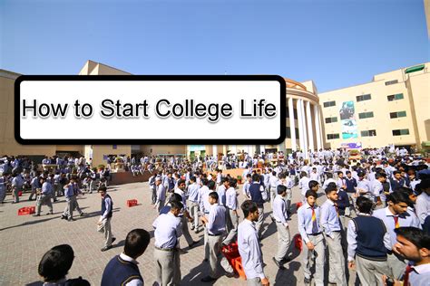 start college life admissions