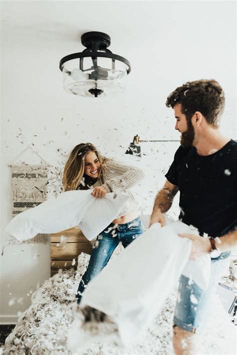 In Home Pillow Fight Session Pillow Fight Cute Couples Goals Pre