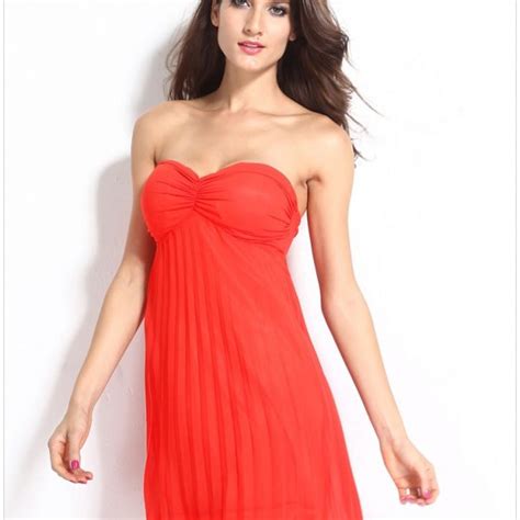 Cheap Sexy Sleeveless Short Orange Cocktail Dress Online