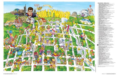 discover hollywood map