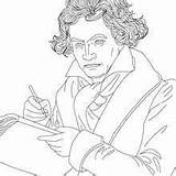 Beethoven Ludwig Hellokids Composer Bach Sebastian Drake Johann sketch template