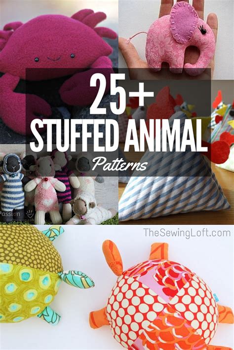 printable stuffed animal patterns  printable