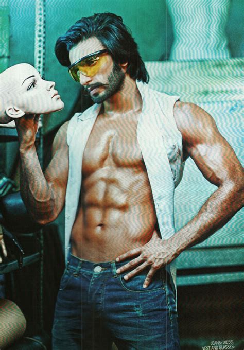 hot body shirtless indian bollywood model and actor ranveer