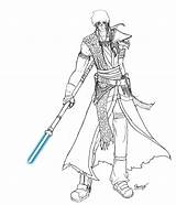 Jedi Wars Star Oc Coloring Deviantart Female Pages Template Sketch 2008 sketch template