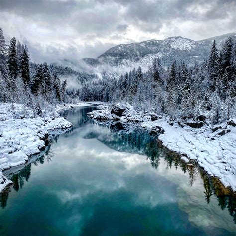 winter  glacier national park matt  karen