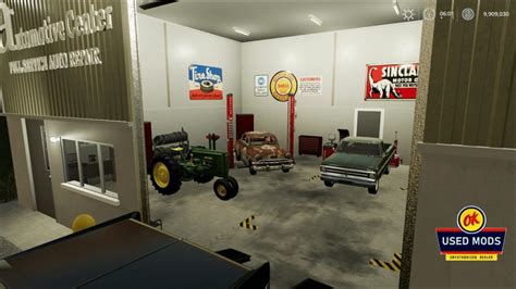 automotive center local garage  workshop  fs  farming simulator   mod